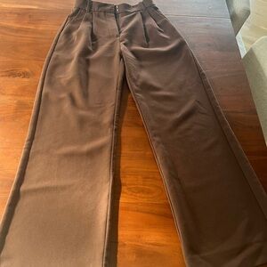 A&F Sloane Tailored Wide Leg Pant